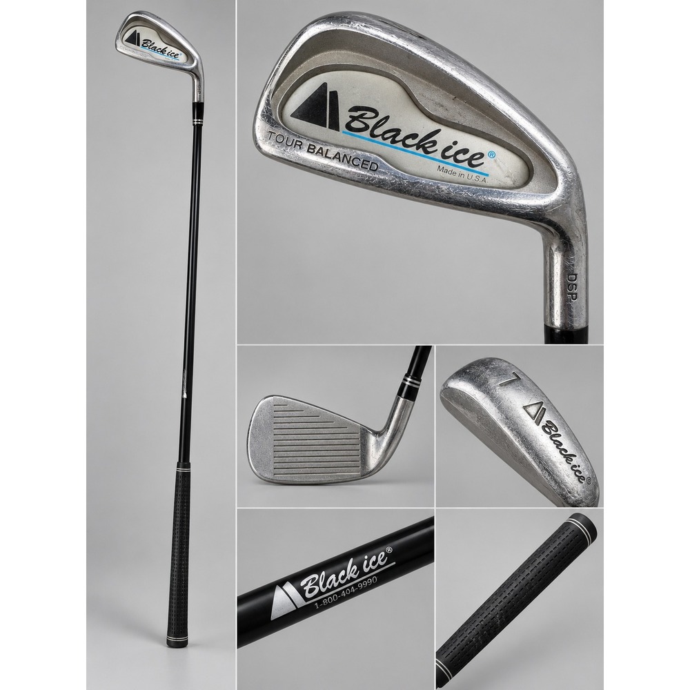 Black Ice Tour Balanced 7 Iron Right Handed UST USA Graphite Shaft Made in USA